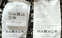 定価5万 yoke OVERSIZED 3G INSIDE-OUT CABLE MOCK NECK KNIT 3 オーバーサイズインサイドアウトモックネックケーブル編みニット stein_画像7