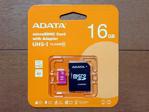 ADATA microSDHC UHS-I Class10 メモリカード 16GB 未使用新品！送料込み！