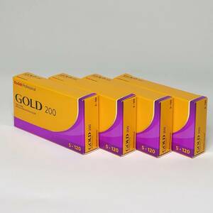 Kodak Gold200 120 5本パックx4箱(20本) 期限2025年6月