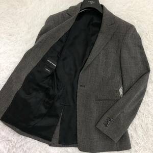 希少/Josh line エンポリオアルマーニ EMPORIO ARMANI テーラードジャケット 千鳥柄 イタリア製 M〜L相当 チェック バーズアイ 428