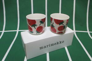 marimekko / マリメッコ◇MANSIKKA / マンシッカ ラテマグ◇「イチゴ」2個セット