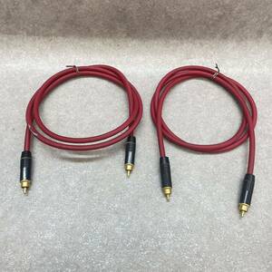 E1-3）audio-technica 　オーディオテクニカ　 PCOCC　RCAケーブル 　約1.5m　ペア（55）