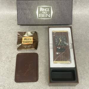 A5006）未使用に近いプリンス　ガスライター　Prince Lighter Big ben 昭和レトロビンテージ古民具古道具　時代物　煙草道具