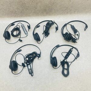 E1-3）SENNHEISER CIRCLE 有線　片耳ヘッドセット　5点まとめて　（45）