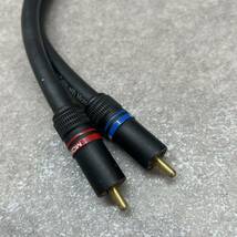 E1207）MONSTER CABLE Interlink 200 RCAケーブル 54cm ペア_画像3