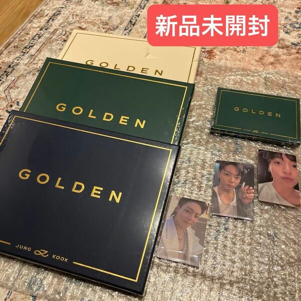 Jung Kook BTS GOLDEN Set+Weverse特典トレカ