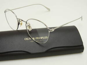 新品 オリバーピープルズ メガネ OV1186 5036-50サイズ シルバー フレーム OLIVER PEOPLES 正規品 専用ケース付