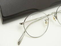 新品 オリバーピープルズ メガネ OV1186 5036-47サイズ シルバー フレーム OLIVER PEOPLES 正規品 専用ケース付 人気モデル _画像7