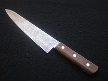 錆多ジャンクジャンク　刃長243㎜　牛刀　包丁　全長358㎜　シェフナイフ　日本製　Japanese　slicerknife　正広　別作_画像9