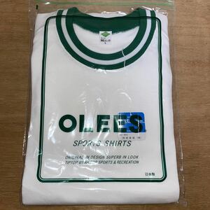 OLLES gym uniform T-shirt green line L.. goods 