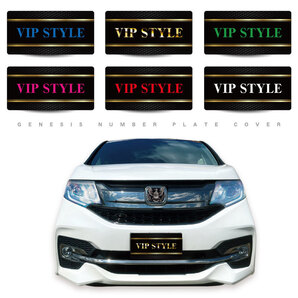 展示 撮影用 ナンバープレート ナンバー隠し 化粧プレート 前後兼用 簡単着脱 youtube オフ会 キッチンカー SNS プレート ラグジュアリー 4