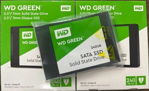 A001174中古品 未使用　SSD SATA 2.5インチ 240GB 10枚 返品返金可/納品書発行可（説明文確認ください)