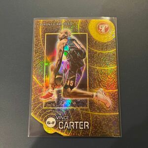 2002-03 Topps Pristine NBA VINCE CARTER 14/99 TORONTO RAPTORS GOLD REFRACTORS ビンス・カーター　ラプターズ　99枚限定　14/99