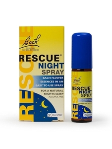 bachi flower Rescue Night alcohol free 20 spray Rescue remeti sleep Rescue remeti