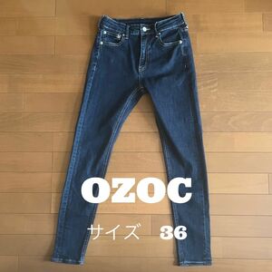 OZOC オゾック デニムパンツ スキニー　ジーンズ ストレッチ パンツ　サイズ 36