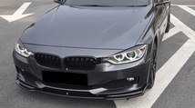 【送料無料】新品 BMW 3シリーズ F30 F35 ベースグレード ラグジュアリー カーボン調 フロントリップスポイラー バンパーアンダーカナード_画像5