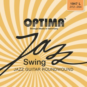 オプティマ(OPTIMA) ジャズギター弦 JAZZ SWING ラウンドワウンド 1947.L