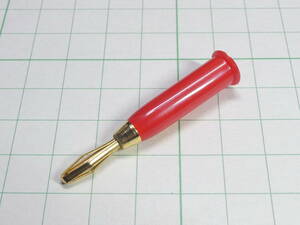 ** MT-233 banana plug red color **