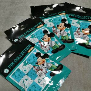 ミッキー ピン コレクション 4袋セット ピンバッジ 1袋2個入り ディズニー TOKYO Disney resort ミッキーマウス