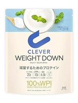 クレバー ホエイプロテイン [WPI100%] ウエイトダウン ヨーグルト味 315g [イヌリン 乳酸菌配合] 減量 ダイエット プロテイン_画像1