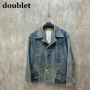 doublet FEVER 別注 サンプル 豪華刺繍 PRODUCT NAME デニムジャケット リメイク ダブレット