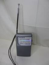 防災用　SONY　携帯用ラジオ　FM/AM 2BAND RADIO ICF-P21　中古品　１台_画像5