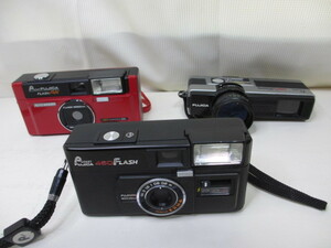 コンパクト　フィルムカメラ　FUJICA POCKET　色々　３台（ジャンク品）