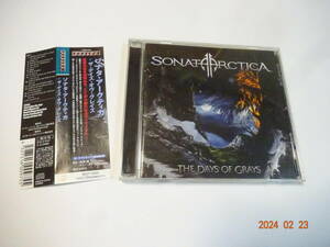 CD ソナタ・アークティカ ザ・デイズ・オヴ・グレイズ 帯付 国内盤 2009年盤 MICP-10860 SONATA ARCTICA/THE DAYS OF GRAYS