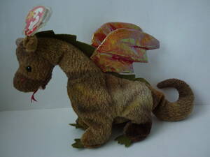 ty Beanies Scorch Scotch dragon Dragon wing dragon soft toy BEANIE BABIES