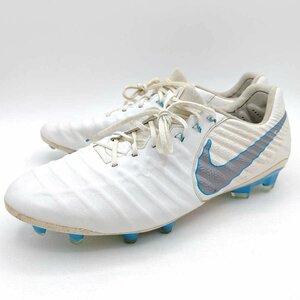 【中古】ナイキ サッカースパイク TIEMPO LEGEND 7 ELITE FG ティエンポ レジェンド エリート 29.5cm AH7238-108 メンズ NIKE