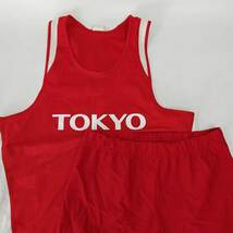【中古】[上下セット] wundou ミズノ 東京代表 陸上 ラニングシャツ パンツ メンズ_画像1