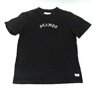 【中古】スタンプド 半袖 Tシャツ カットソー STAMPD S ブラック メンズ トップス