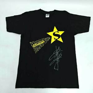 【中古】スターダム Tシャツ 岩谷麻優 直筆サイン入り プロレス STARDOM S ブラック ユニセックス