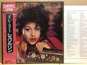 CHERYL LYNN / IT'S GONNA BE RIGHT LP 帯 インサート 28AP-3068 見本盤