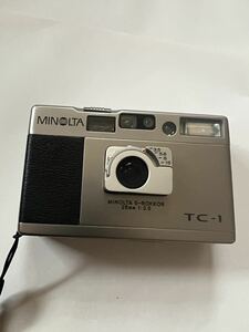 【B105】 MINOLTA TC-1 MINOLTA G-ROKKOR ミノルタ フィルムカメラ コンパクトカメラ【動作確認済み】【60s】