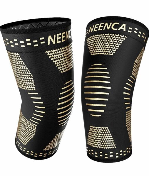 NEENCA 膝サポーター 2枚セット 銅繊維 スポーツ用