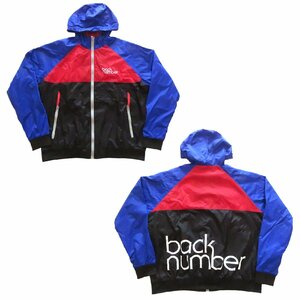 back number バックナンバー NO MAGIC TOUR 2019 3カラー切り替えナイロンジャケット ウインドブレーカー ブルゾン