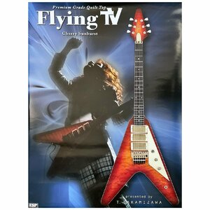 THE ALFEE ポスター 高見沢俊彦 Flying TV cherry sunburst ESP ギター