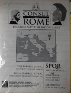 GMT/CONSUL FOR ROME/SPQR BATTLE MODULE III/THE GREAT BATTLES OF HISTORY SERIES/中古品/日本語訳無し