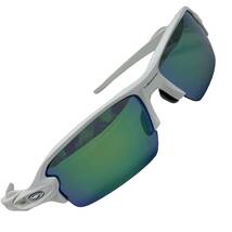 ☆★【美品】OAKLEY　オークリー　サングラス　スポーツ　FLAK 2.0　61 12 133　偏光グラス　ホワイト　ケース付★☆_画像1