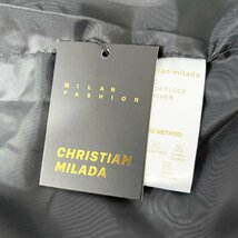 定価8万★christian milada・ミラノ発・ダウンベスト★ダックダウン90％ 防寒防風 軽量 個性 オシャレ アウター フード付き 秋冬 2XL/52_画像10