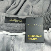 定価5万★christian milada・ミラノ発・スウェットパンツ★上質綿100% 裏起毛 防寒 厚手 無地 長ズボン チノパン リラックス XL/50サイズ_画像9