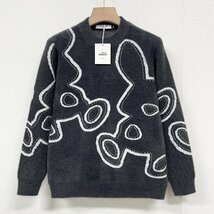 定番 ヨーロッパ製※定価5万◆ブルガリア発※RISELIN セーター ミンク/カシミヤ混 ソフト 毛足 ニット 暖かい ウサギ 可愛さ 秋冬 M/46_画像1