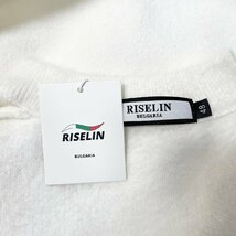 最高級ヨーロッパ製※定価5万◆ブルガリア発※RISELIN セーター カシミヤ/ミンク混 丸首 防寒 起毛 オシャレ リラックス 快適 日常 2XL/52_画像10