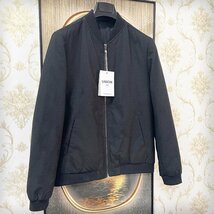 ★最高級EU製＆定価11万◆UABONI*Paris*ダウンジャケット*ユアボニ*パリ発◆ダックダウン90％ 肉厚防寒 シンプル 無地 フライトジャケットM_画像7