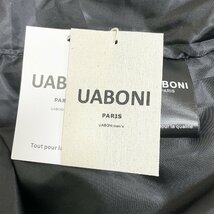 高級限定EU製＆定価12万UABONI*Paris*豪華毛皮ミンクファーコート*ユアボニ*パリ発◆厚手 暖かい 極地防寒 ラインストーン L/48サイズ_画像10