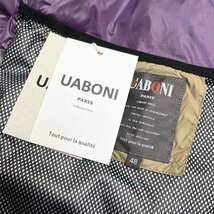 個性EU製＆定価8万◆UABONI*Paris*ダウンベスト*ユアボニ*パリ発◆グースダウン90％ 高級 ふんわり 防寒 ジャケット アウター 2XL/52サイズ_画像9