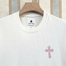 高級 定価2万 FRANKLIN MUSK・アメリカ・ニューヨーク発 半袖Tシャツ 上質 薄手 吸汗速乾 個性 ICT カシューナッツ柄 トップス サイズ1_画像4