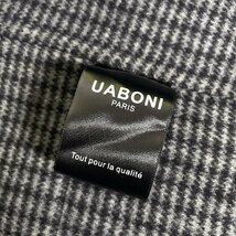 最高級EU製＆定価7万◆UABONI*Paris*テーラードジャケット*ユアボニ*パリ発◆上品カシミヤ100％ 紳士 ロング丈 チェック柄 XL/50サイズ_画像10