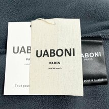 最上級EU製＆定価5万◆UABONI*Paris*セーター*ユアボニ*パリ発◆カシミヤ ソフト 厚手 防寒 リブ編み 暖かい ニット 秋冬 XL/50サイズ_画像10